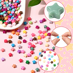 700Pcs 20 Colors Opaque Acrylic Beads&nbsp;MACR-PA0001-13