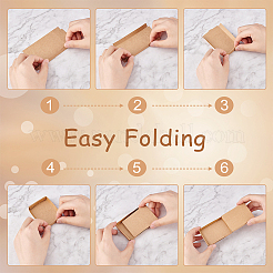 Rectangle Folding Cardboard Paper Drawer Boxes&nbsp;LS-CON-WH0094-15B
