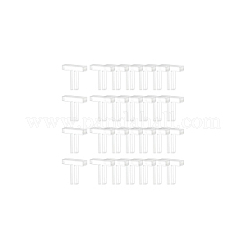 24Pcs Acrylic Craft Honeycomb Dowel Pins&nbsp;FIND-BC0013-60C
