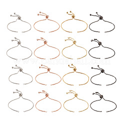 Rack Plating Eco-Friendly Brass Chain Bracelet Making&nbsp;KK-TA0007-84-RS