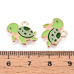Marine Animals Alloy Enamel Pendants&nbsp;ENAM-T022-34E
