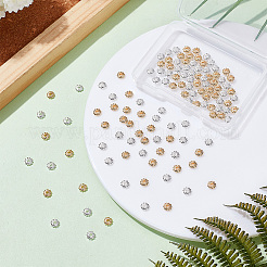120Pcs 2 Colors Rack Plating Alloy Beads&nbsp;FIND-GO0001-96
