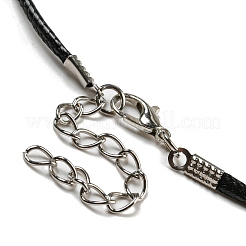 Waxed Cord Necklaces&nbsp;NJEW-P310-04P