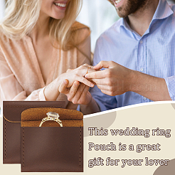 Cowhide Ring Storage Bags&nbsp;ABAG-WH0031-36C