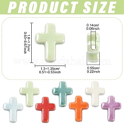 20Pcs Handmade Porcelain Beads&nbsp;PORC-YW0001-33A