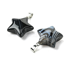 Natural Banded Agate Pendants&nbsp;GG-K002-10Q