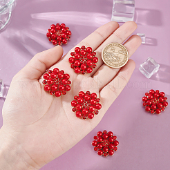 20pcs Alloy Rhinestone Cabochons&nbsp;ALRI-GA0001-08B