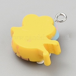 Opaque Resin Pendants&nbsp;LS-RESI-CJC0020-37J