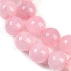 Natural Rose Quartz Beads Strands&nbsp;G-F591-04-14MM