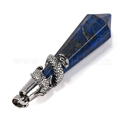 Natural Lapis Lazuli Dyed Pointed Big Pendants&nbsp;G-Q184-02N-AS