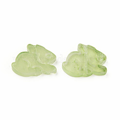 Two Tone Transparent Spray Painted Glass Beads&nbsp;GLAA-Q092-03-C10