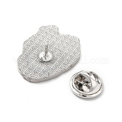 Dog Enamel Pin with Brass Butterfly Clutches&nbsp;LS-JEWB-A006-06F