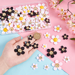64Pcs 16 Style Acrylic Cabochons&nbsp;SACR-PH0002-15