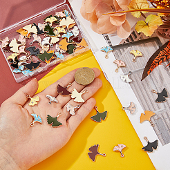 60Pcs 2 Styles Thanksgiving Day Theme Alloy Enamel Pendants&nbsp;ENAM-FH0001-96