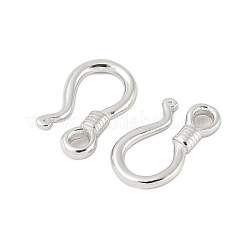 925 Sterling Silver Hook Clasps&nbsp;STER-S012-03B-P