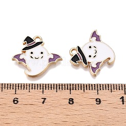 Halloween Theme Rack Plating Alloy Enamel Pendants&nbsp;ENAM-N056-359A