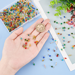 20 Sets Glass Pendants&nbsp;GLAA-PH0002-50