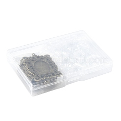 DIY Rectangle Pendant Making Kits&nbsp;DIY-FS0009-38