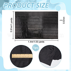 Polyester Elastic Fabric with Crocodile Pattern&nbsp;DIY-PH0036-91A