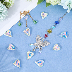 12Pcs Glass Pendants&nbsp;GLAA-SP0001-44