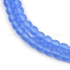 Frosted Handmade Lampwork Beads&nbsp;LAMP-C022-01A