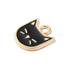 Rack Plating Alloy Enamel Charms&nbsp;ENAM-P254-03KCG