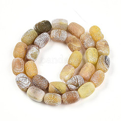 Natural Weathered Agate Beads Strands&nbsp;G-N344-42A