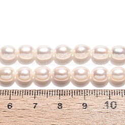 Natural Cultured Freshwater Pearl Beads Strands&nbsp;PEAR-N024-07-4AB