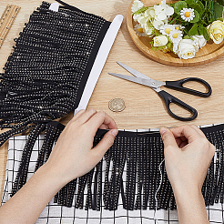 PU Imitation Leather Tassel Ribbon&nbsp;DIY-GF0013-45C