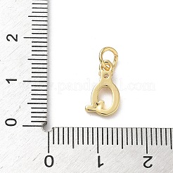 Brass Pave Clear Cubic Zirconia Charms&nbsp;KK-A273-01G-Q