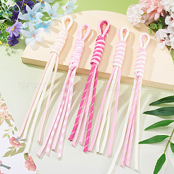 10Pcs 5 Colors Polyester Pendant Decorations&nbsp;MOBA-TA0001-02B
