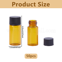 50Pcs Glass Refillable Bottles&nbsp;MRMJ-DC0001-18