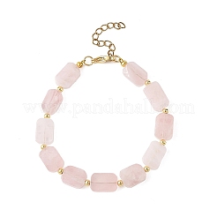 Natural Madagascar Rose Quartz Beaded Bracelets for Women&nbsp;BJEW-JB14156-03