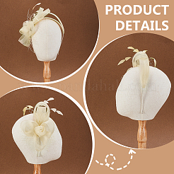 Polyester Hair Bands&nbsp;OHAR-WH0001-21A