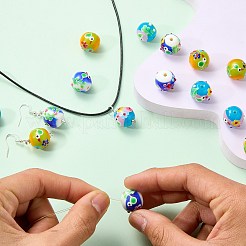 5Pcs Handmade Lampwork Beads&nbsp;LAMP-SZ0001-48C