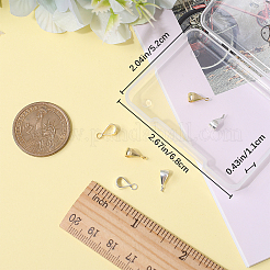 8Pcs 2 Colors 925 Sterling Silver Tube Bails&nbsp;STER-BBC0001-80