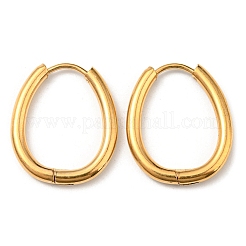 Ion Plating(IP) Stainless Steel Hoop Earrings&nbsp;X-EJEW-P232-02G
