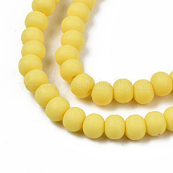 Handmade Polymer Clay Beads Strands&nbsp;X-CLAY-N008-053-01