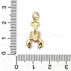 Brass Enamel Pendants&nbsp;KK-A268-28G
