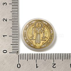 Religion Natural White Shell Cabochons&nbsp;SSHEL-M022-10B