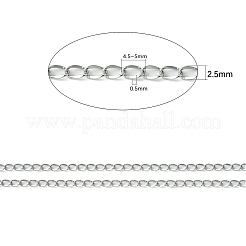Tarnish Resistant 304 Stainless Steel Twisted Chains&nbsp;CHS-H007-61B