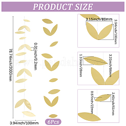 6Pcs Paper Garlands&nbsp;DIY-GF0013-07B