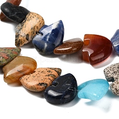 Natural & Synthetic Mixed Gemstone Beads Strands&nbsp;G-Z088-03