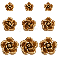 30Pcs 3 Styles 304 Stainless Steel Beads&nbsp;STAS-PA0001-02