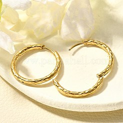 304 Stainless Steel Hoop Earrings for Women&nbsp;EJEW-M068-12F-G