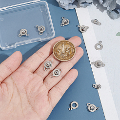 10Pcs Brass Snap Clasps&nbsp;KK-UN0001-73