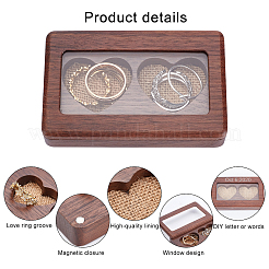 Black Walnut Jewelry Box&nbsp;OBOX-WH0010-03