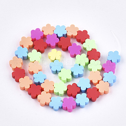Handmade Polymer Clay Beads Strands&nbsp;CLAY-S092-16