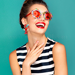 2 Pairs 2 Style Rhinestone Lobster Stud Earrings&nbsp;EJEW-AN0002-67