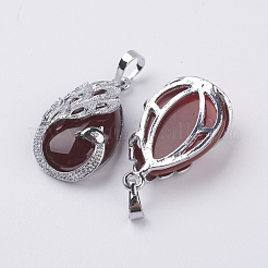 Natural Carnelian Pendants&nbsp;G-E442-04O